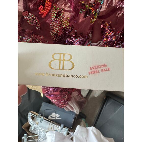 BRONX & BANCO  Tokyo Maxi Dress red Muliti AUs 6/ US2/ XS - Picture 10 of 11